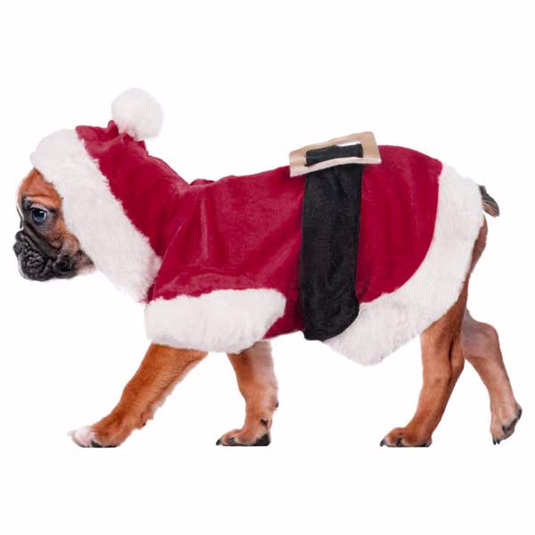 Weihnachtsmann-Kostüm für Hunde