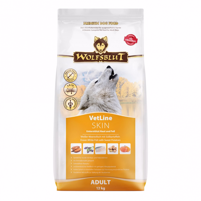 VetLine Skin & Coat Diätfutter für Hunde